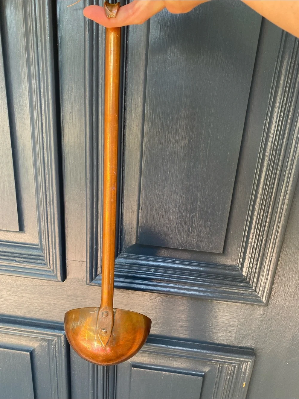 Decorative Hanging Copper Ladle Wall Accent